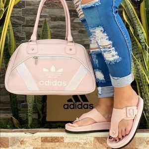 Adidas Sandals with matching Adidas Purse